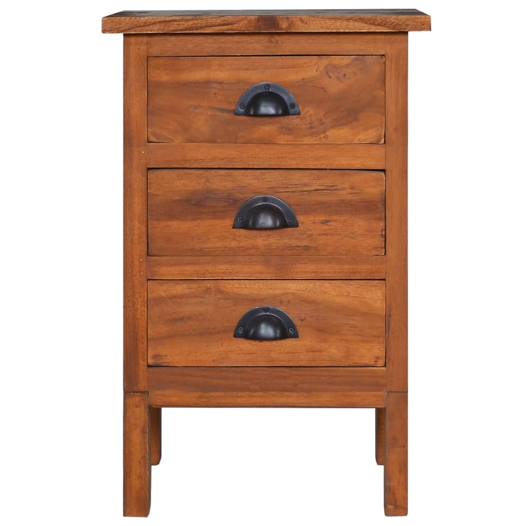 Comodino 40x35x60 cm in Legno Massello di Teak