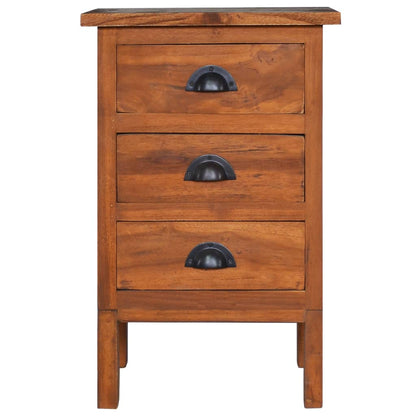Comodino 40x35x60 cm in Legno Massello di Teak