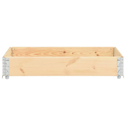 Collare per Pallet 80x120 cm in Legno Massello di Pino