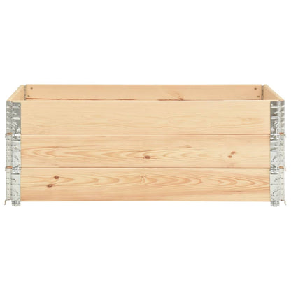 Collari per Pallet 3 pz 50x150 cm in Legno Massello di Pino