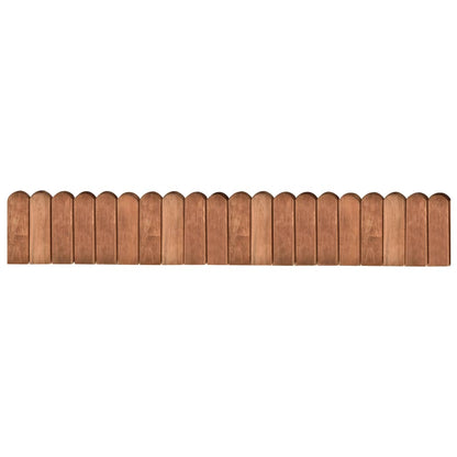 Rotoli di Bordura 3 pz 120 cm in Legno di Pino Impregnato