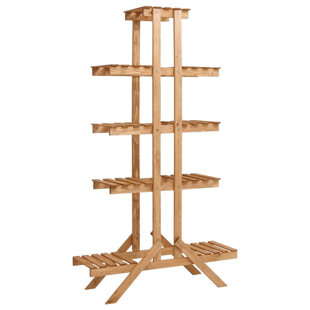 Piedistallo per Piante 83x25x142 cm in Legno di Abete