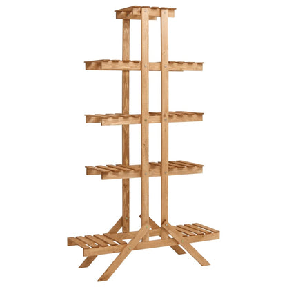 Piedistallo per Piante 83x25x142 cm in Legno di Abete