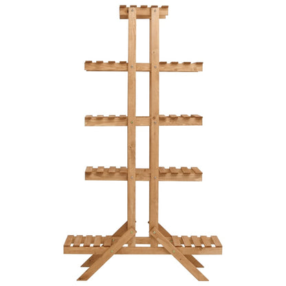 Piedistallo per Piante 83x25x142 cm in Legno di Abete