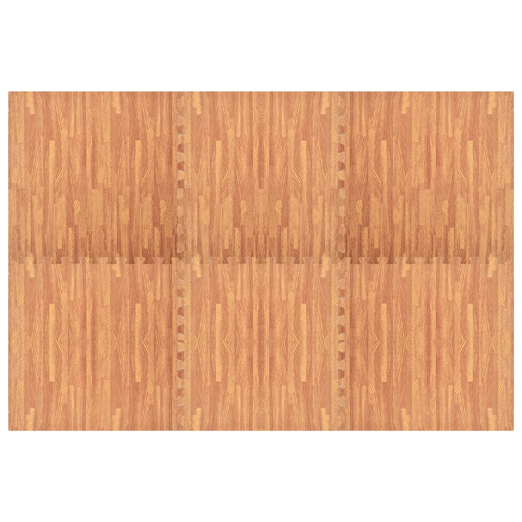 Tappetino a Incastro 6 pz Venature Legno 2,16 ? Schiuma EVA