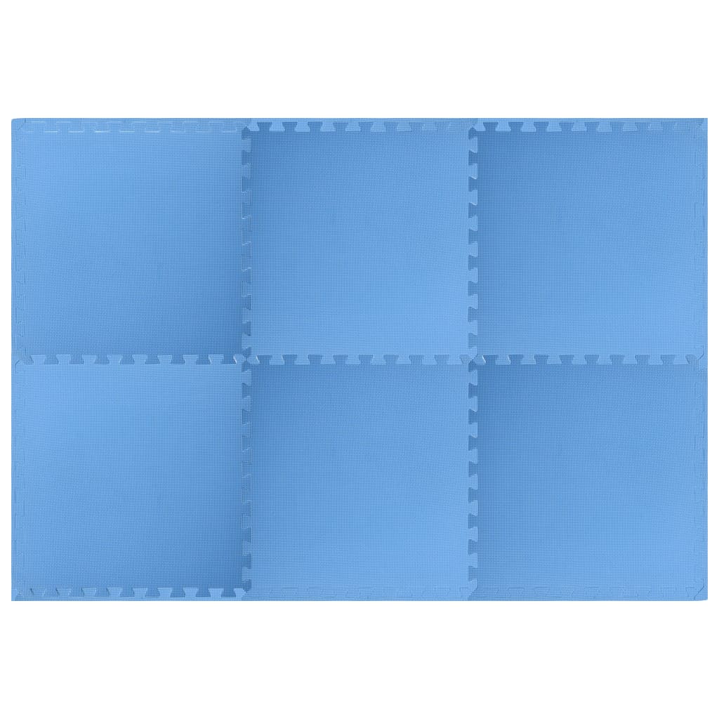 Tappetino a Incastro 6 pz 2,16 mÃ‚Â² in Schiuma EVA Blu