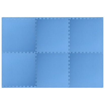 Tappetino a Incastro 6 pz 2,16 mÃ‚Â² in Schiuma EVA Blu