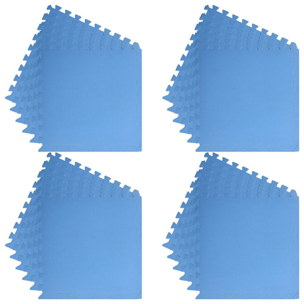 Tappetino a Incastro 24 pz 8,64 mÃƒâ€šÃ‚Â² in Schiuma EVA Blu