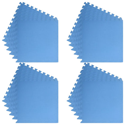 Tappetino a Incastro 24 pz 8,64 mÃƒâ€šÃ‚Â² in Schiuma EVA Blu