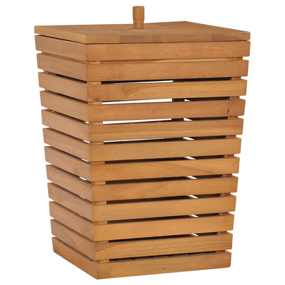 Cesto Portabiancheria 30x30x45 cm in Massello di Teak