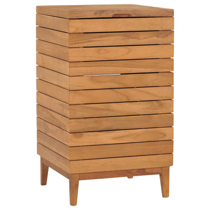 Cesto Portabiancheria 40x40x70 cm in Massello di Teak