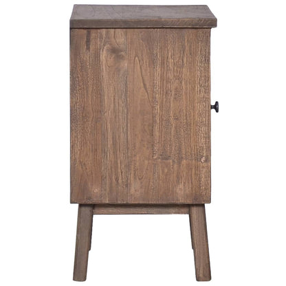 Comodino 40x30x53 cm in Legno Massello di Teak
