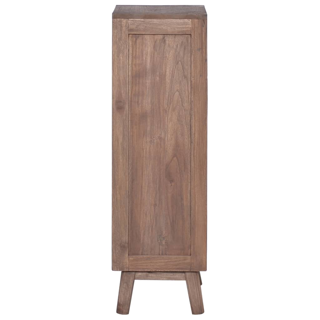 Credenza con 5 Cassetti 40x30x100 cm in Legno Massello di Teak