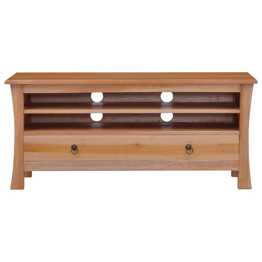 Mobile Porta TV 100x30x45 cm Legno Massello di Mogano