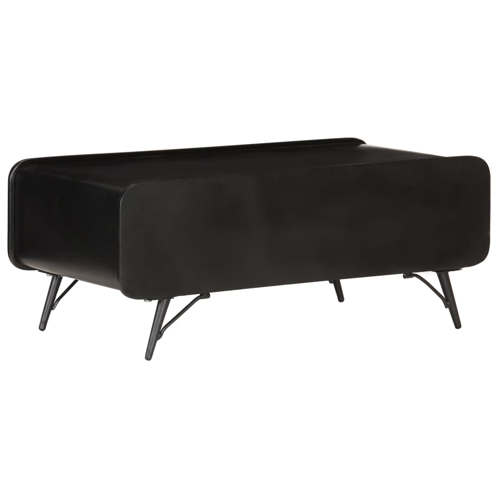 Tavolino da Salotto 100x50x40 cm in Legno Massello di Mango