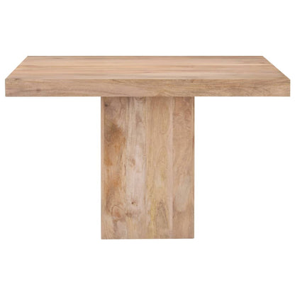 Tavolo da Pranzo 120x120x77 cm in Legno Massello di Mango