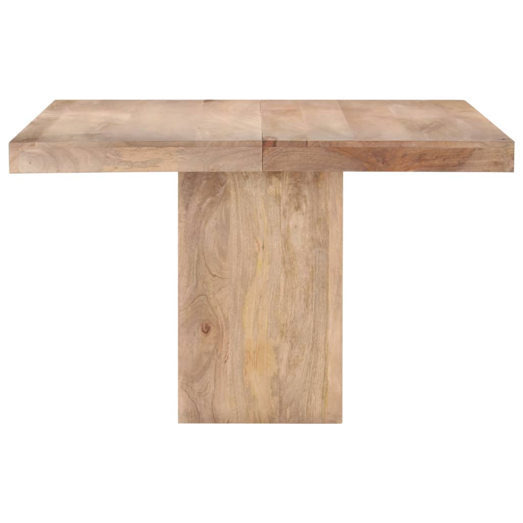 Tavolo da Pranzo 120x120x77 cm in Legno Massello di Mango