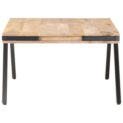 Tavolino da Salotto 114x65x40 cm in Legno Massello di Mango
