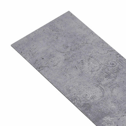 Tavole per Pavimenti 36 pcs Grigio Cemento 5,02 mÂ² PVC