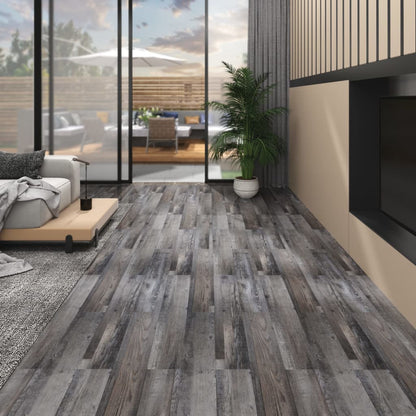 Listoni Pavimento PVC 5,02 m² 2mm Autoadesivi Legno Industriale