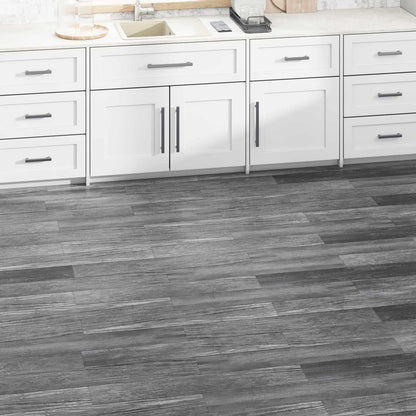 Tavole per Pavimenti 36 pcs Grigio lucido 5,02 mÂ² PVC