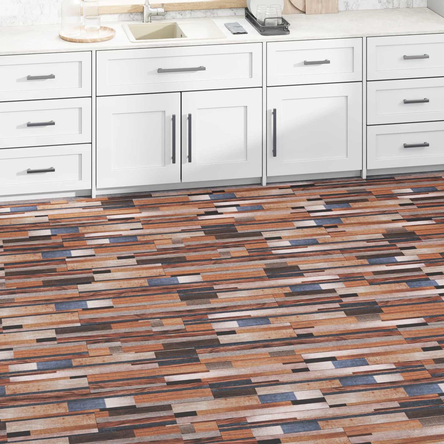 Tavole per Pavimenti 36 pcs Multicolore 5,02 mÂ² PVC