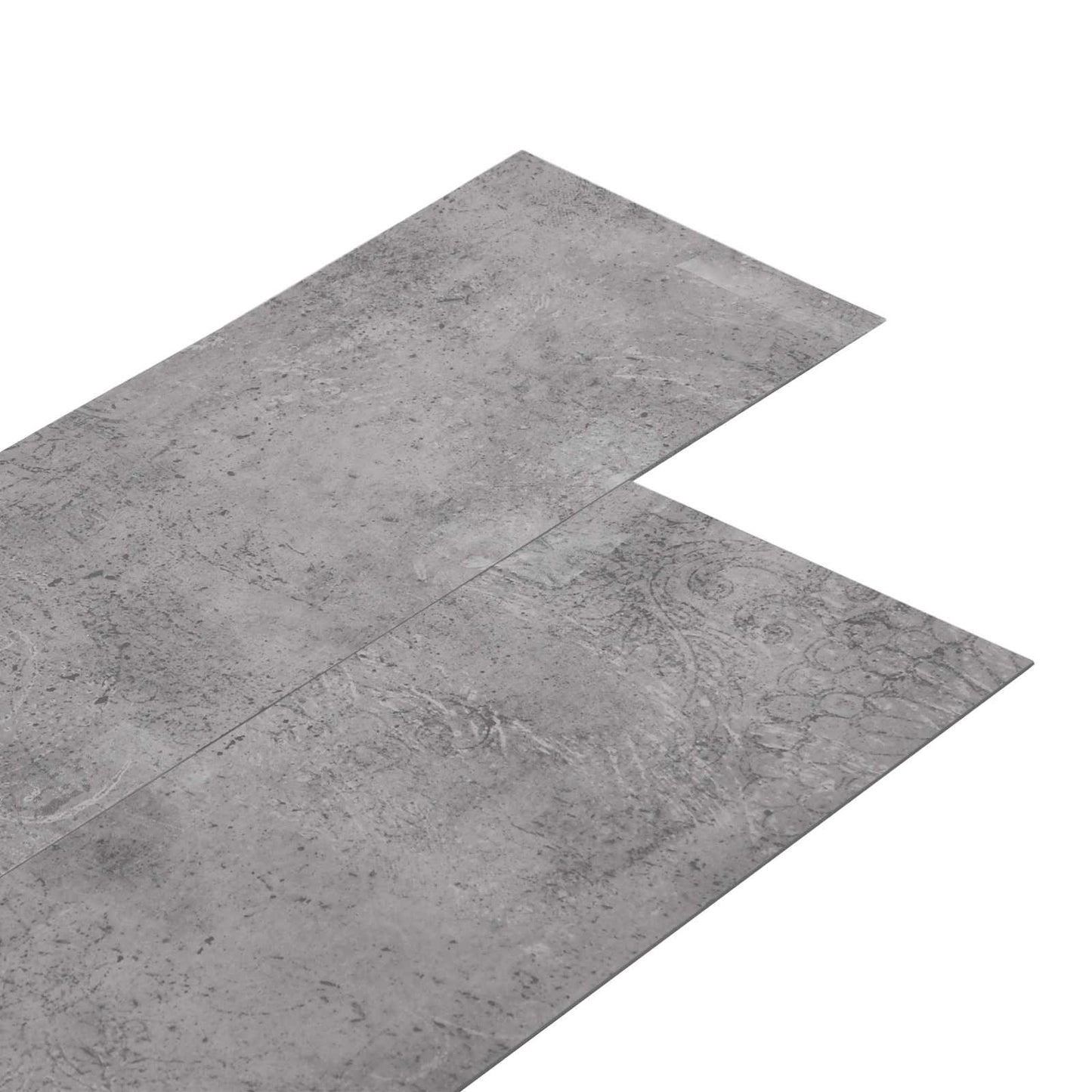 Tavole per Pavimenti 18 pcs Marrone Cemento 5,26 mÂ² PVC