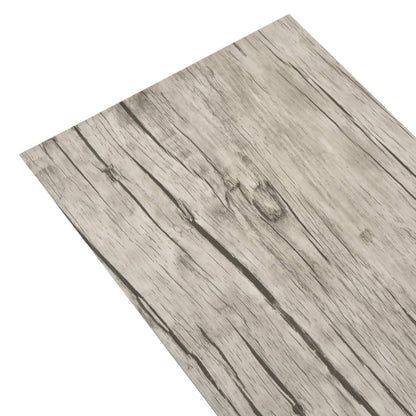 Listoni Pavimenti Non Autoadesivi PVC 4,46m² 3mm Grigio Chiaro
