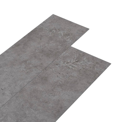Listoni Pavimento PVC 5,02 m² 2 mm Autoadesivi Grigio Cemento