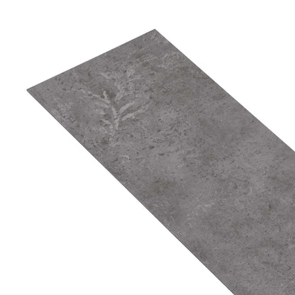 Tavole per Pavimenti 36 pcs Grigio Cemento 5,02 mÂ² PVC
