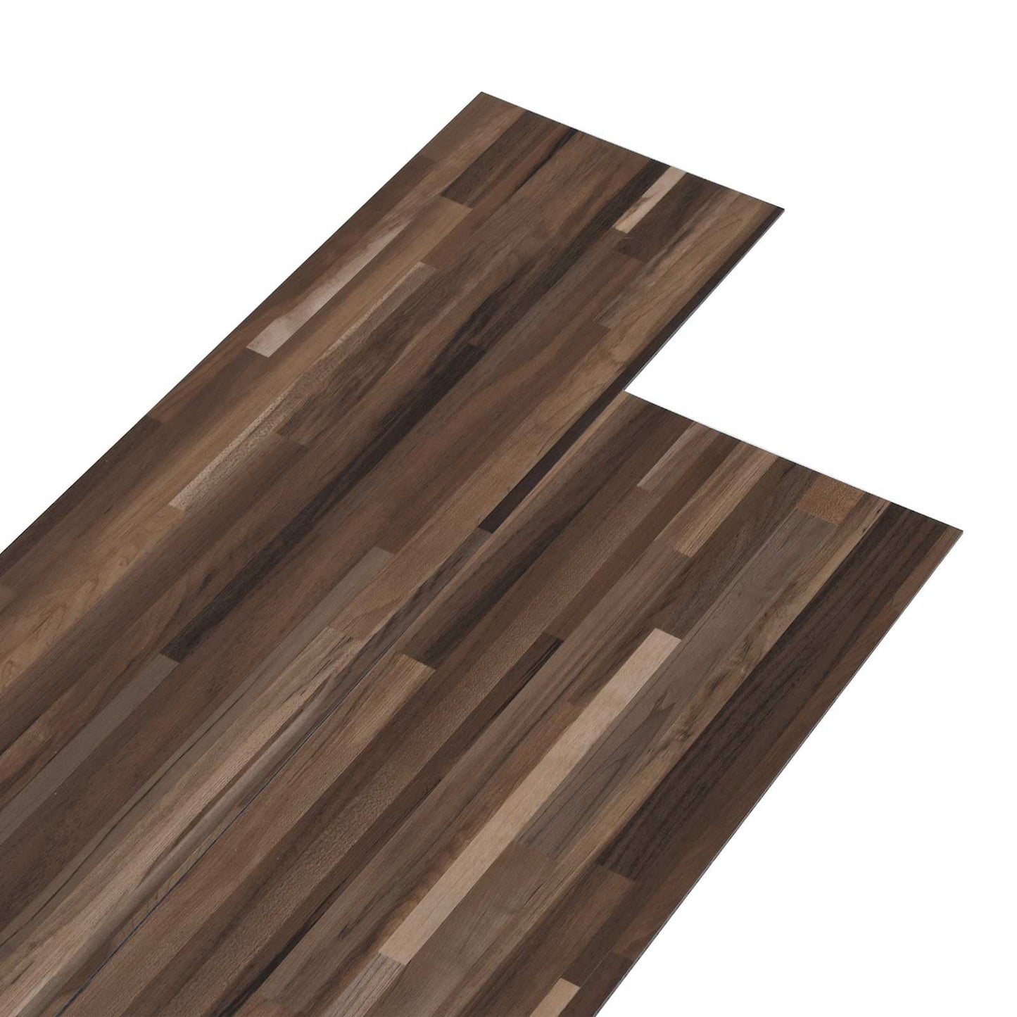 Tavole di Pavimento 36 pcs Marrone Striato 5,02 mÂ² PVC