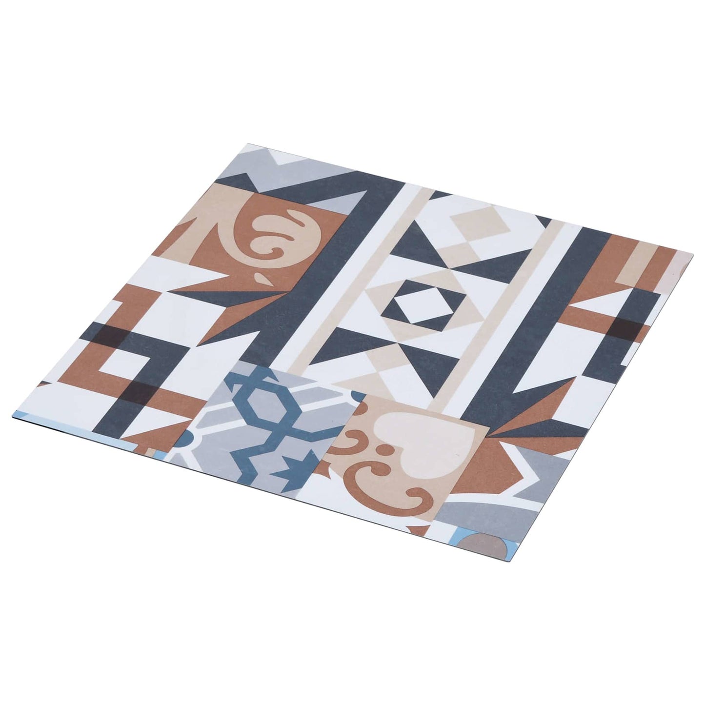 Tavole per Pavimenti 55 pcs Multicolore 5,11 mÂ² PVC