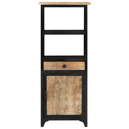 Credenza Alta 45x32x110 cm in Legno Massello di Mango