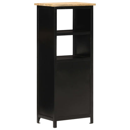 Credenza Alta 45x32x110 cm in Legno Massello di Mango