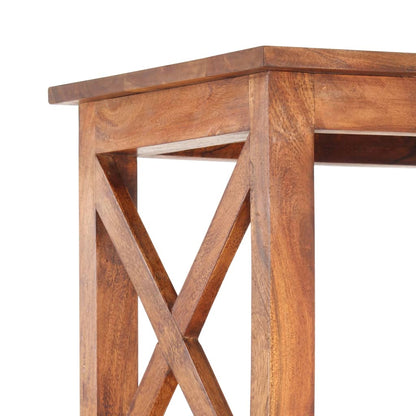 Libreria 100x30x180 cm Legno Massello Acacia Finitura Ambra
