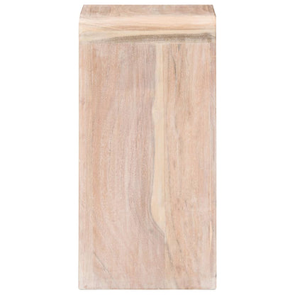 Comodino 40x30x60 cm in Legno Massello di Acacia
