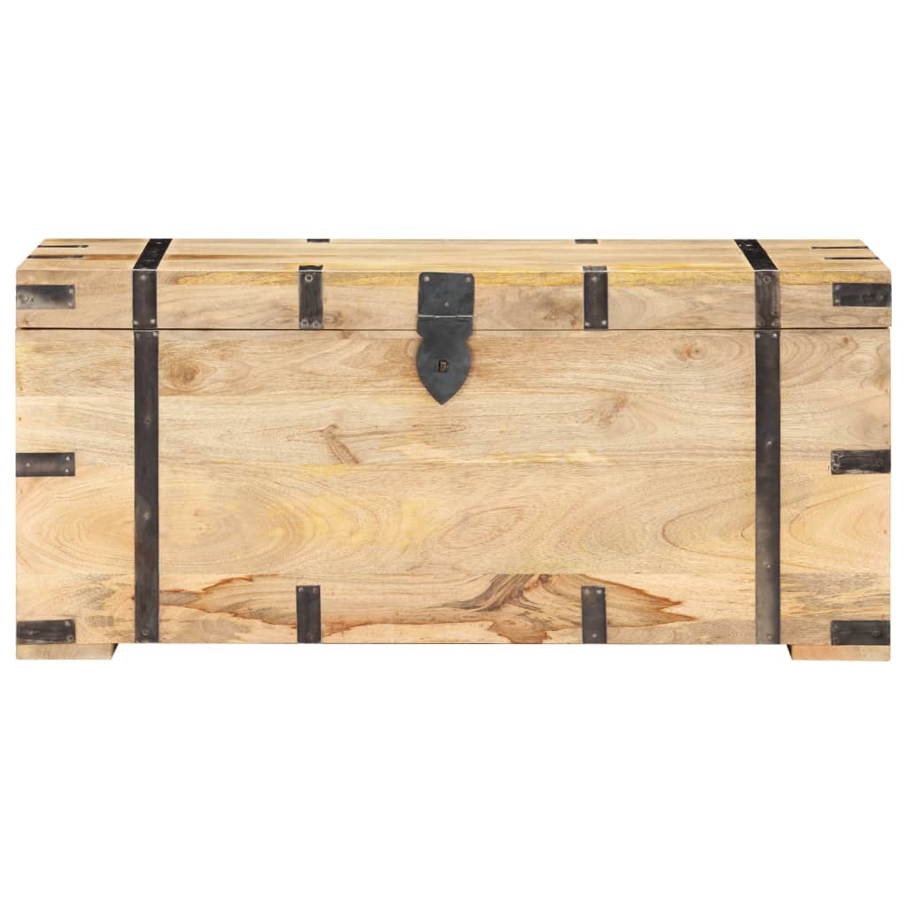 Baule 90x40x40 cm in Legno Massello di Mango