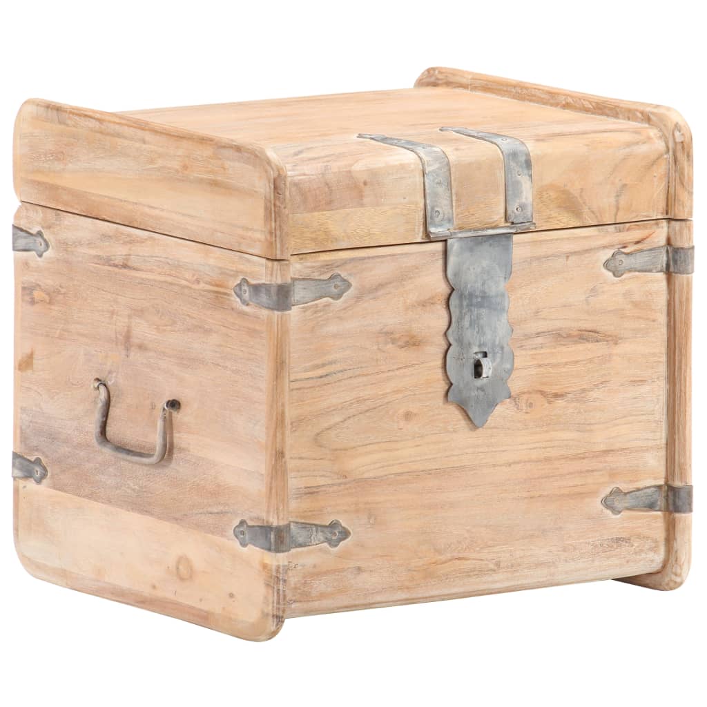 Baule 40x40x40 cm in Legno Massello di Acacia