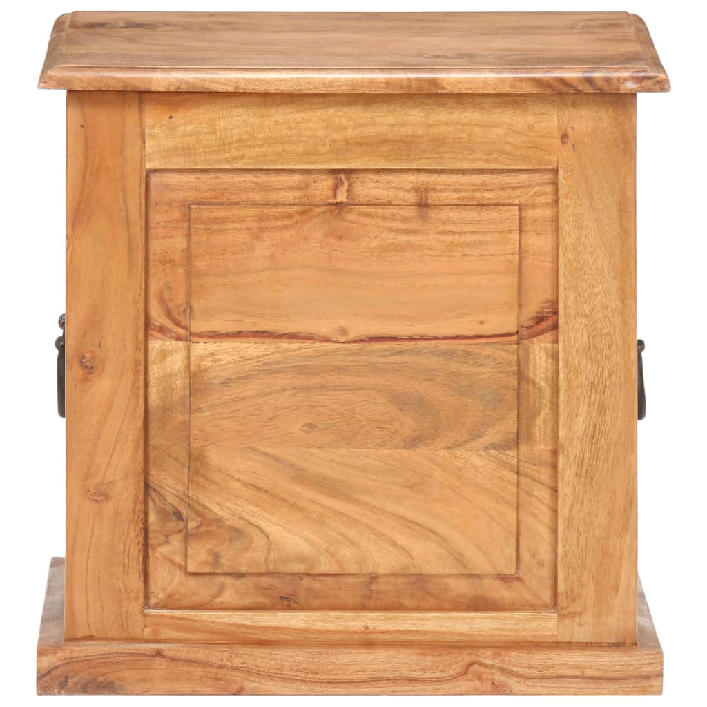 Baule 40x40x40 cm in Legno Massello di Acacia