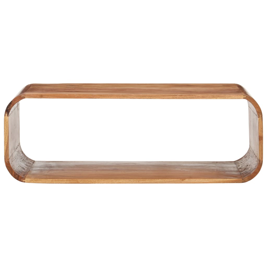 Tavolino da Salotto 90x50x30 cm in Legno Massello d'Acacia
