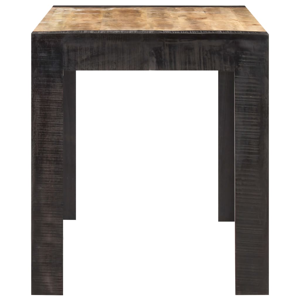Tavolo da Pranzo 140x70x76 cm in Legno Massello di Mango Grezzo