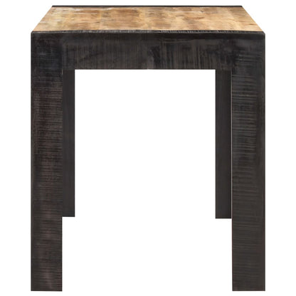 Tavolo da Pranzo 140x70x76 cm in Legno Massello di Mango Grezzo