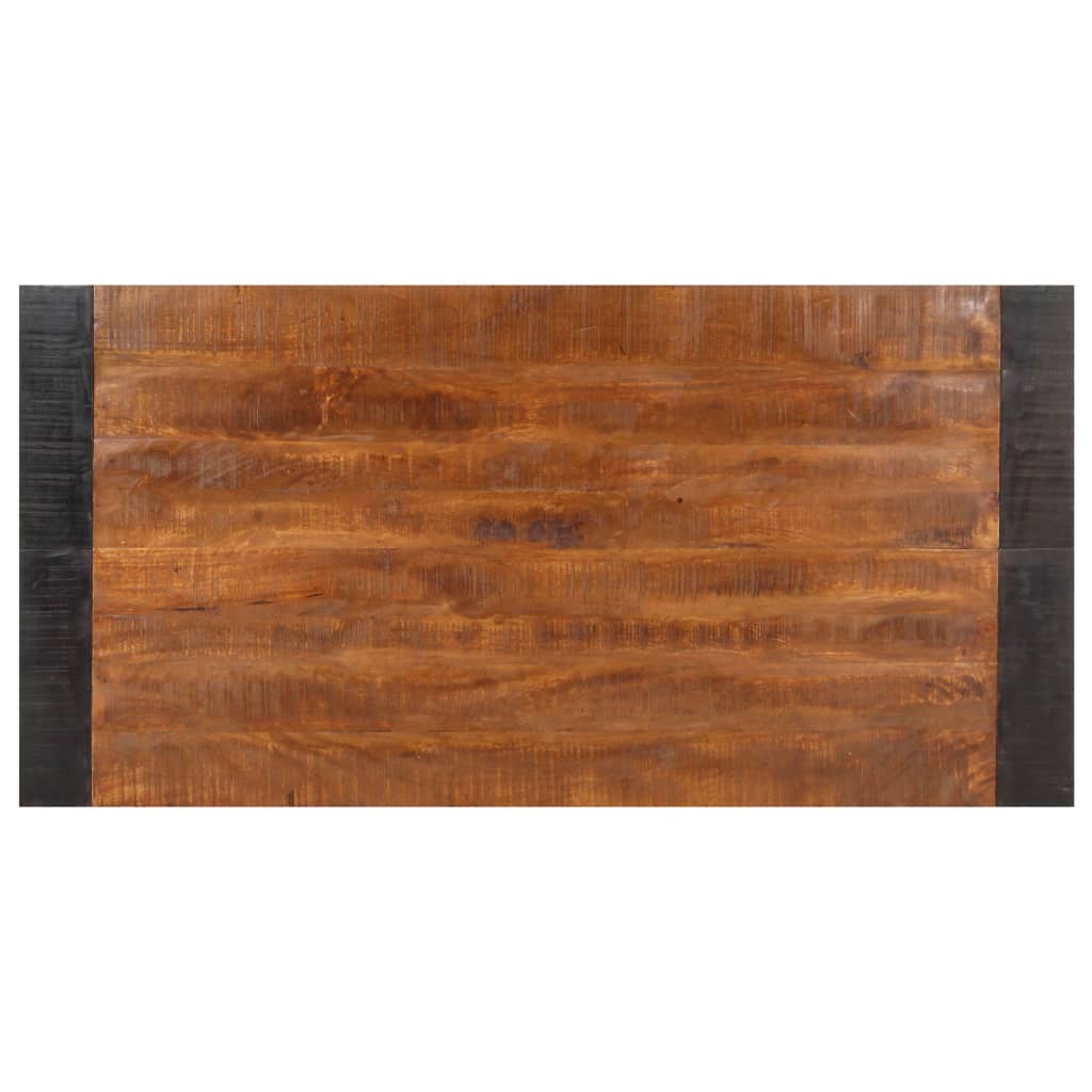 Tavolo da Pranzo 140x70x76 cm in Legno Massello di Mango Grezzo