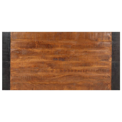 Tavolo da Pranzo 140x70x76 cm in Legno Massello di Mango Grezzo