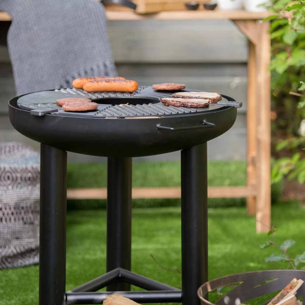 RedFire Griglia per Barbecue Nero in Acciaio