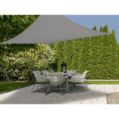 ProGarden Vela Parasole 5x5 m Grigia Quadrata
