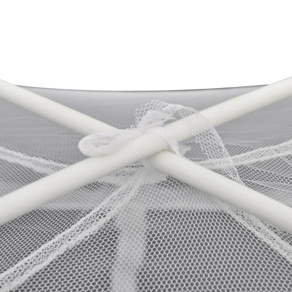 Tenda da Campeggio 200x180x150 cm in Fibra di Vetro Bianca