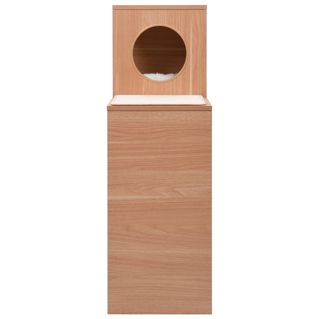 Cuccia per Gatti con Tappeto Tiragraffi in Sisal 100 cm