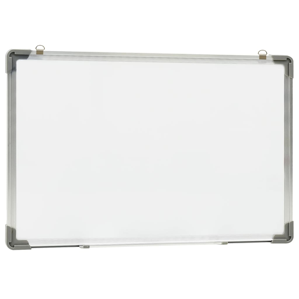 Lavagna Magnetica Bianca Cancellabile a Secco 50x35 cm Acciaio