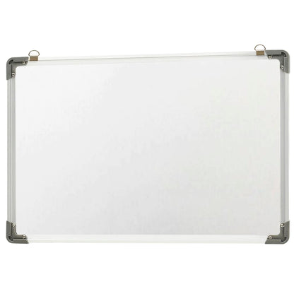 Lavagna Magnetica Bianca Cancellabile a Secco 50x35 cm Acciaio